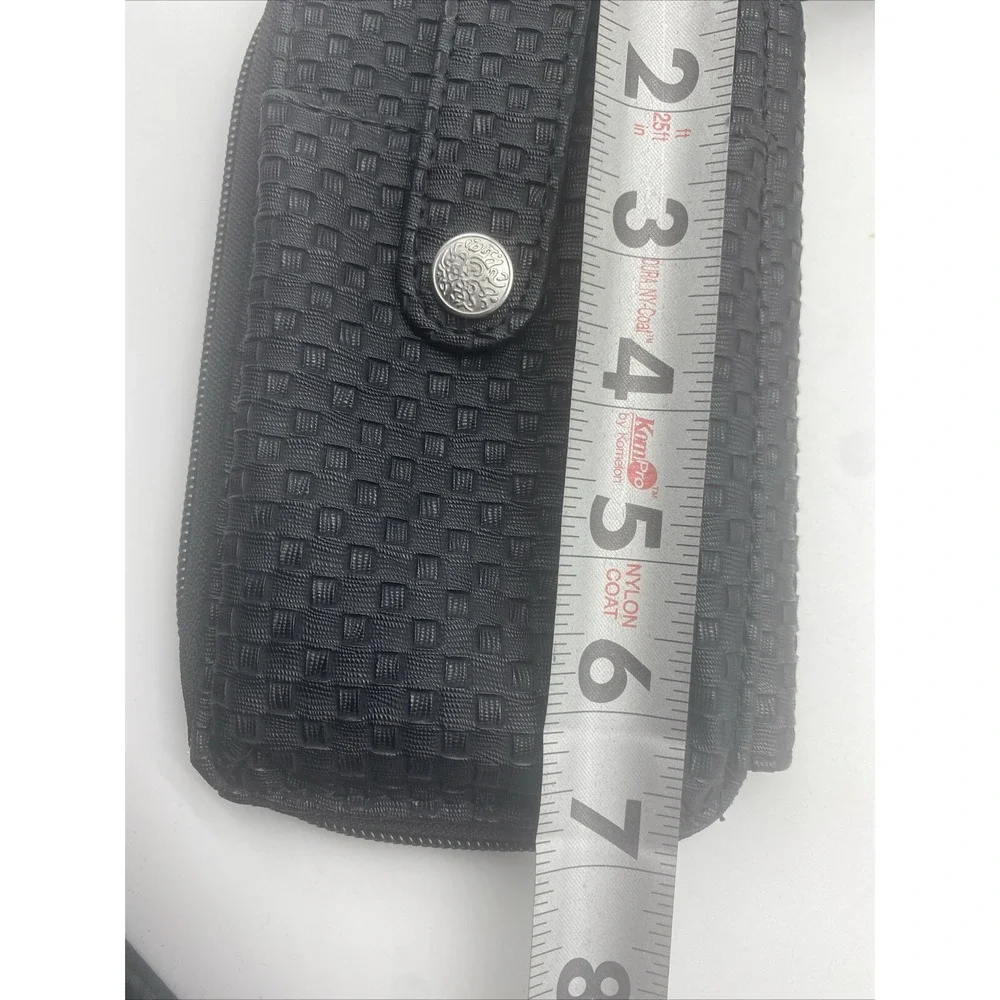 Woven Zip Around‎ Wallet Wristlet Cellphone Crossbag